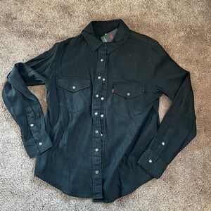 NWT Levi’s Traditional Western Shirt in Black